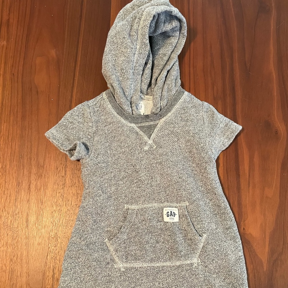Baby Gap hooded sweatshirt onesie